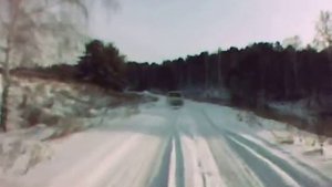 Нива зимой