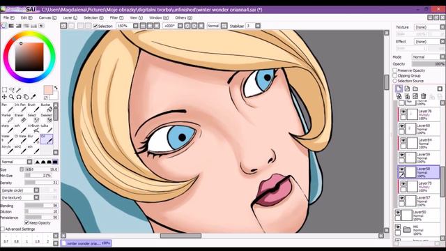 Winter Wonder Orianna (League of Legends) fanart - timelapse speed painting