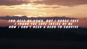 Cash Cash - Hero feat. Christina Perri (Lyrics)