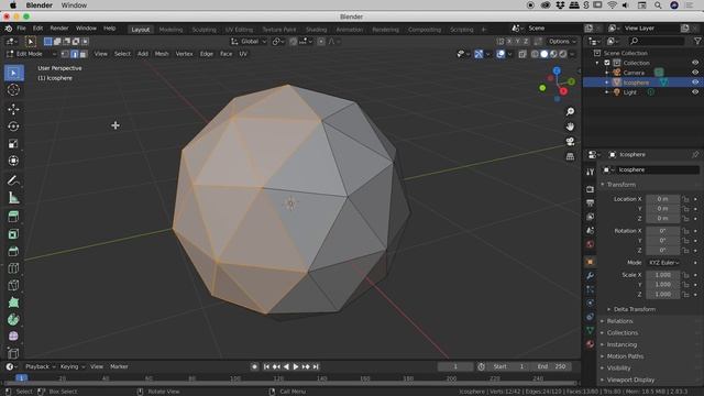 How to Select Vertices, Edges and Faces in Blender
