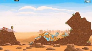 Прохождение Angry Birds Star Wars на 3 Звезды: Tatooine Уровень 1-21