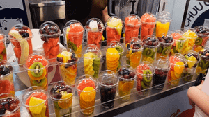 Приготовление фруктовых соков из свежих и натуральных фруктов