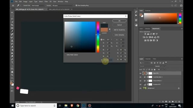 Cinematic Grey Color Grading Adobe Photoshop Tutorial Hindi / Urdu + Action Free смотреть онлайн
