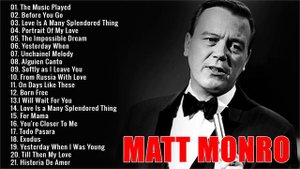 Matt Monro Greatest Hits Collection 2023 - Best Matt Monro Songs Of All Time