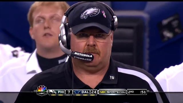 Bradie James forces and recovers fumble Vs. PHI WC  09 w/ Brad, Babe & Kristi