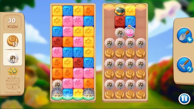 Lily's Garden прохождение #12 (уровни 111-120) Ремонт Качели, Новый улей и Золотые рыбки смотреть онлайн