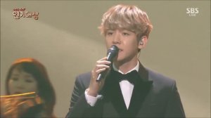 161231 BAEKHYUN EXO "For You" OST Moon Lovers: Scalet Heart Drama Awards 720p