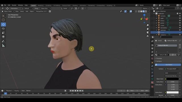 Blender 2.93 Обзор моделей Тринити и Нео смотреть онлайн
