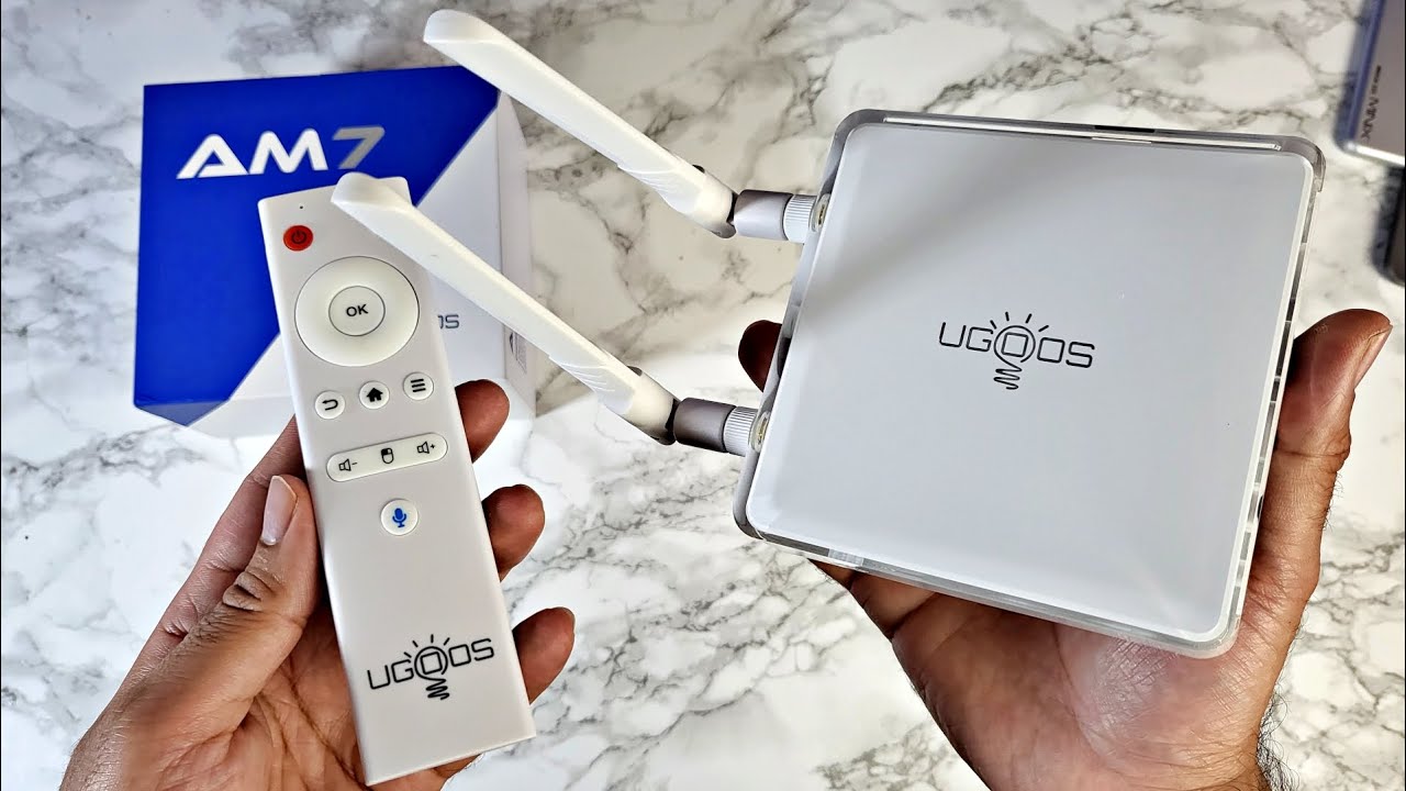 Крутейшая TV-приставка на Android 11 Ugoos AM7 Amlogic S905x4 смотреть онлайн