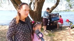 Свободное пианино на Минском море 2018! (МинскТВ)