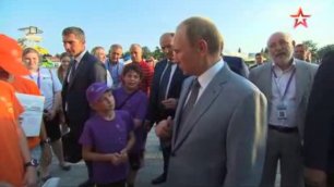 Владимир Путин и 11-летний мальчик говорят о ситуации вокруг курса рубля