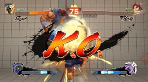 Sagat vs T. Hawk, Ultra Street Fighter 4, usf4, Ultra Street Fighter IV, Capcom, PC gameplay,