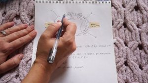 Простой кардиган спицами из пуха норки. Реглан сверху