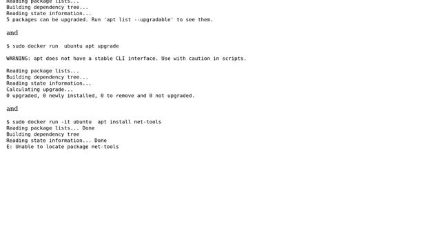 Unix & Linux: How can I install a package in a Docker Ubuntu container? смотреть онлайн