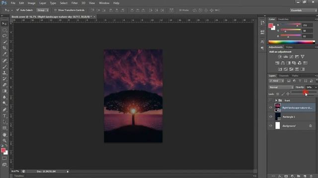 How to Design a 3D E-Book Cover in Photoshop смотреть онлайн