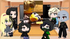 harry Potter characters react to Draco future as  lloyd garmadon  ( kidnap Draco au)