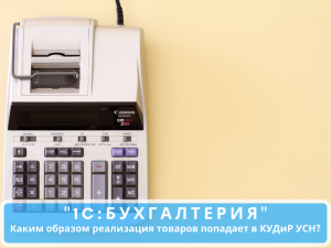 Каким образом реализация товаров попадает в КУДиР УСН