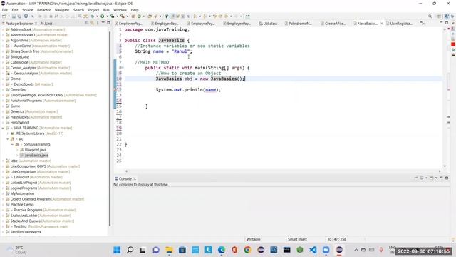 JAVA TRAINING - Day -3 | DATA TYPES & VARIABLES #java