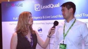 Patrick Wang of LeadQual at LeadsCon Las Vegas