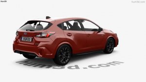 Subaru Impreza RS 2023 3D model by Hum3D.com