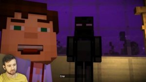 Я - ЭНДЕРМЕН | Minecraft: Story Mode [Эпизод 3 FULL]