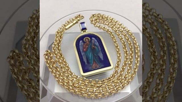 Ладанка с эмалью финифти и цепочка шопард смотреть онлайн