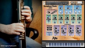 AKAI EWI4000s, EWI5000 and NI Kontakt Alto Saxophone sound library, woodwind orchestral vst.