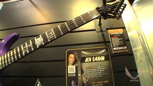 Dean Guitars 2014 N.A.M.M. Jacky Vincent C450F in Purple смотреть онлайн