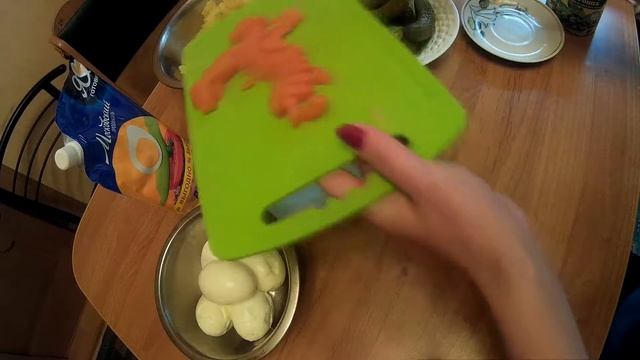 Любимый салатик "Оливье".