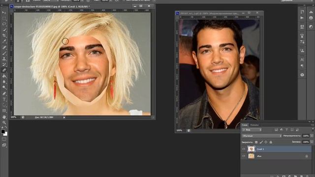 как заменить лицо в Фотошопе CS6 смотреть онлайн