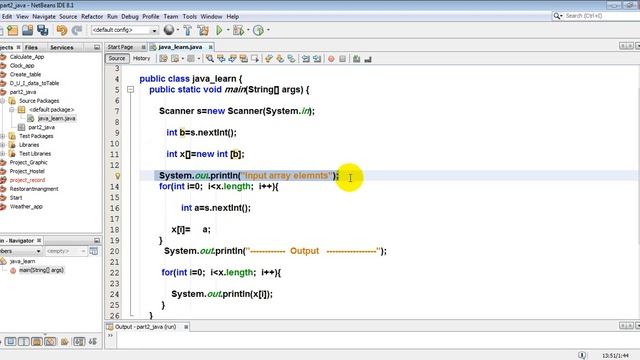 32 Use Scanner to size array смотреть онлайн