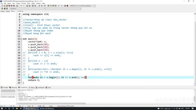 #13 [C++]. Hướng Dẫn Sử Dụng Vector Trong C++ | Vector và Iterator C++ смотреть онлайн