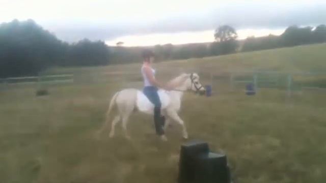 Mini Pony riding Girl смотреть онлайн