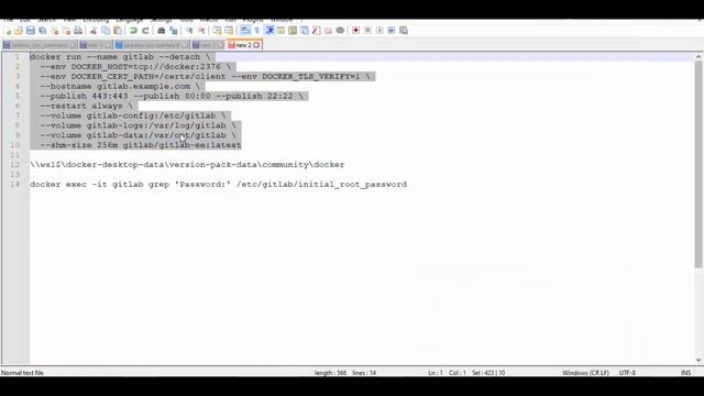 Run GitLab as container in Docker-desktop on Windows смотреть онлайн