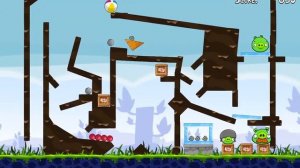 Angry Birds - For Mac Golden Egg 1 Walkthrough Level 2-14 The White Bird, Question Mark