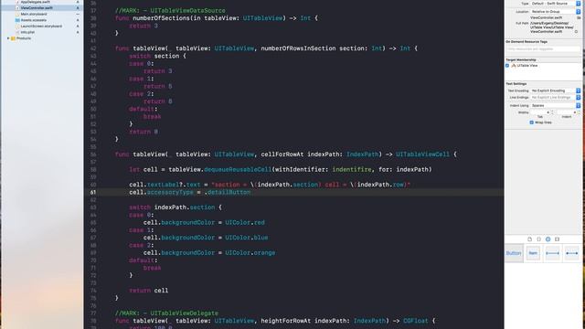 Swift c нуля: UIKit урок 25 - UITableView смотреть онлайн