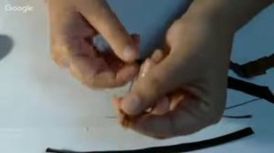 Заколка с ракушками