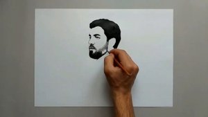 How to draw singer Saro Tovmasyan / Как нарисовать певца Саро Товмасян