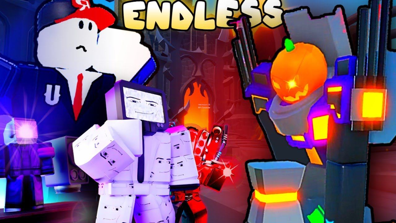 Прошёл с Набором для Endless  Бесконечный режим  в Toilet Tower Defense