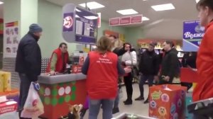 Конфликт на кассе в Самарской пятерочке