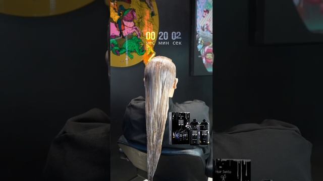 Выход из черного за 30 Минут. Безопасная смывка искусственного пигмента (Кислотная) от Hair Sekta