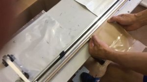 Обзор запайщика с ножом SFTD-600 ножного импульсного запайщика ( блок управления справа)
