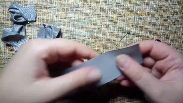 Бантики для волос из лент. Бантики из фоамирана. Красивые бантики своими руками. DIY. Канзаши. смотреть онлайн
