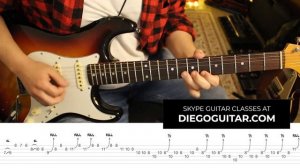 Maybe I'm a Leo Guitar Solo Lesson With TAB Deep Purple