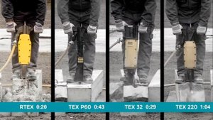 Отбойные молотки и бетоноломы Atlas Copco RTEX TEX