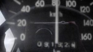 ЗАЗ968м разгон до 100км\ч