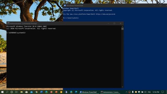 Difference between Command Prompt and Powershell in Windows 10