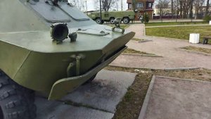 Парк военной техники город Луга Ленинградская область.