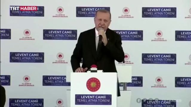 Эрдоган о Мечети Барбаросса в Стамбуле. смотреть онлайн