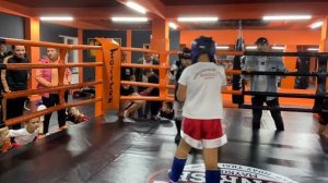 #тайскийбокс #муайтай Спарринги. Тайский бокс. Дети 6-8 лет.в #fight Fight_club_sunrise#тренировка